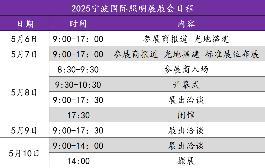 2025宁波国际照明展览会
